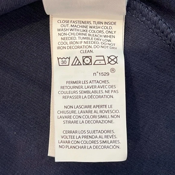 Polo Ralph Lauren Big & Tall Estate Rib Quarter-Zip Pullover Navy Blue XXL - Picture 13 of 13